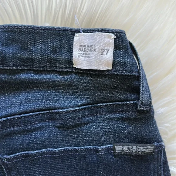 Hudson High Waist Barbara Super Skinny Jeans - Picture 5 of 10